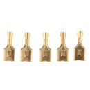 50Pcs Copper Terminals Wire Female Spade Connector Brass Crimp Terminal