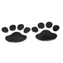 3D Pet Paw Sticker Footprints Decor For Car Body Protector Black
