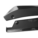 2 Pieces Car Rear Bumper Lip Skirt Protector Splitter Body Spoiler Black