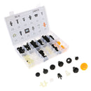 240 Pieces Car Push Pin Rivet Clips with Storage Case for Toyota Honda