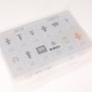 240 Pieces Car Push Pin Rivet Clips with Storage Case for Toyota Honda