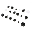 415 Pieces 18 Sizes Car Body Push Pin Rivet Trim Clips Assortments for Ford