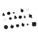 415 Pieces 18 Sizes Car Body Push Pin Rivet Trim Clips Assortments for Ford