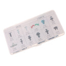 170 Pieces Car Push Pin Rivet Clips with Case for Toyota Honda Buick BMW