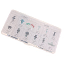 170 Pieces Car Push Pin Rivet Clips with Case for Toyota Honda Buick BMW