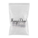 400Pcs Plated Steel Flat Washers Set 8 Size - M2 M2.5 M3 M5 M6 M8 M10