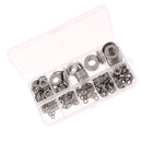 400Pcs Plated Steel Flat Washers Set 8 Size - M2 M2.5 M3 M5 M6 M8 M10
