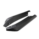 Pair Car Body Rear Bumper Spoilers Lip Splitter Kit Protectors Moulding Trim Made of Durable PP