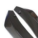 Pair Car Body Rear Bumper Spoilers Lip Splitter Kit Protectors Moulding Trim Made of Durable PP