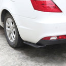 Pair Car Body Rear Bumper Spoilers Lip Splitter Kit Protectors Moulding Trim Made of Durable PP