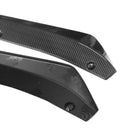 Pair Car Body Rear Bumper Spoilers Lip Splitter Kit Protectors Moulding Trim Made of Durable PP