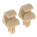 2 Pieces Car inner Sun Visor Clip Hook Bracket For Toyota BYD