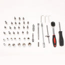 46pcs Screwdriver Sockets 1/4" DR Auto Car Repair Tool Ratchet Wrench Kits