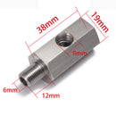 1/8'' BSPT Oil Pressure Sensor to NPT Adapter Turbo Supply Feed Line Gauge