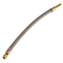 Truck Car 250mm Flexible Braided Wheel Twin Tyre Valve Extension Adapter