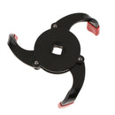 3 Jaw Oil Filter Wrench, 2-1/2" To 3-7/8" Range, Auto-Adjust, 648659