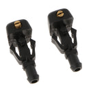 2 Pieces Car Front Windshield Washer Wiper Fluid Spray Jet Nozzles For Ford