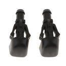 2 Pieces Car Front Windshield Washer Wiper Fluid Spray Jet Nozzles For Ford