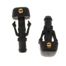 2 Pieces Car Front Windshield Washer Wiper Fluid Spray Jet Nozzles For Ford