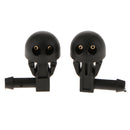 2X Plastic Car Front Dual Holes Windshield Washer Wiper Water Spray Nozzle