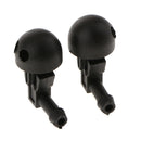 2X Plastic Car Front Dual Holes Windshield Washer Wiper Water Spray Nozzle