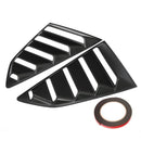 2 Pieces ABS Side Window Quarter Scoop Louver Cover Vent Trim Car Styling Sticker for Camaro