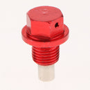 M12x1.25 Auto Car Magnetic Oil Drain Plug Bolt Screw Sump Nut Red