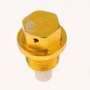 M14x1.5 Auto Car Magnetic Oil Drain Plug Bolt Screw Sump Nut Yellow
