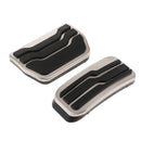 2 Pieces Stainless Steel Accelerator Brake Foot Pedal Pad for Ford Edge 2015