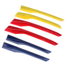 6 Pieces Color Front Fog Light Stripe Cover Trim For 2016-2018 Cadillac XT5