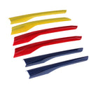 6 Pieces Color Front Fog Light Stripe Cover Trim For 2016-2018 Cadillac XT5