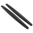 4pcs Car Bumper Protector Black Carbon Fiber Lip Splitters Lattice Trim Kit