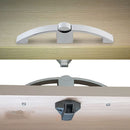 Boat Motorhome Drawer Door Arc Push Button Pull Catch Lock 160MM Holespacing