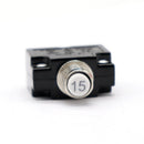Circuit Breaker 15AMP Push Button Resettable Thermal Panel Mount AC 125/250V