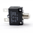 20A Circuit Breaker Overload Protector Switch Fuse Resettable AC 125/250V