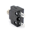 5A Circuit Breaker Overload Protector Switch Fuse Resettable with Black Waterproof Cap AC 125/250V 50V DC
