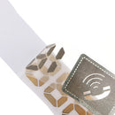 Temporary Car Parking Card Car Mobile Phone Number Card Gold