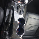 Carbon Fiber Shift Gear Panel Trim Cover Sticker For Ford Mustang 2015-2017