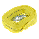 4m Heavy Duty Car Tow Rope Strap Belt Nylon With Strong Hook Towing Cable