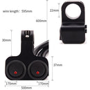 Motorcycle CNC Aluminium Alloy Rocker Switches 22mm Handlebar Headlight