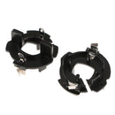 Pair H7 LED Bulb Headlight Holder Adaptor Conversion Kit For VW Golf MK5