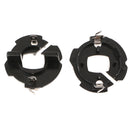 Pair H7 LED Bulb Headlight Holder Adaptor Conversion Kit For VW Golf MK5