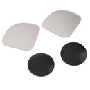 1 Pair Adjustable Blind Spot Mini Round Rearview Mirrors 360 Degree