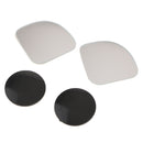 1 Pair Adjustable Blind Spot Mini Round Rearview Mirrors 360 Degree