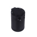 Compact Baffled Oil Catch Can Tank, 2-Port, Universal 3/8" NPT Inlet Outlet