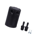 Compact Baffled Oil Catch Can Tank, 2-Port, Universal 3/8" NPT Inlet Outlet
