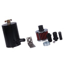 Universal Aluminum Engine Baffled MINI Oil Separator Catch Can Filter 180ML