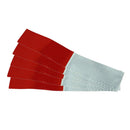 5 Pieces Car Safety Warning Night Reflective Tape Strip Stickers Red & White