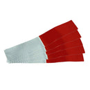 5 Pieces Car Safety Warning Night Reflective Tape Strip Stickers Red & White