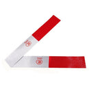 5 Pieces Car Safety Warning Night Reflective Tape Strip Stickers Red & White